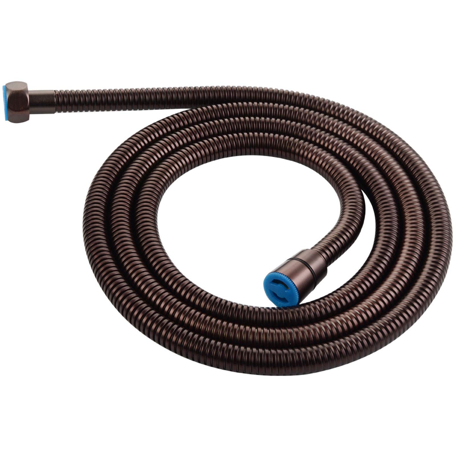 79" Extra Long Bronze Rubbed Shower Bath Hose Stainless Steel Handheld Extension