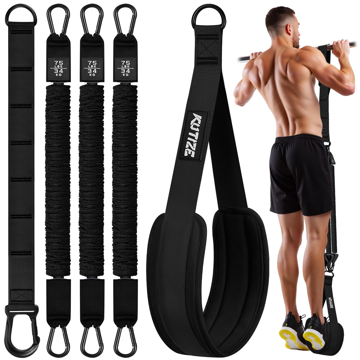 Pull Up Assistance Bands,Resistance Bands,Adjustable and Replaceable Pull Up ...