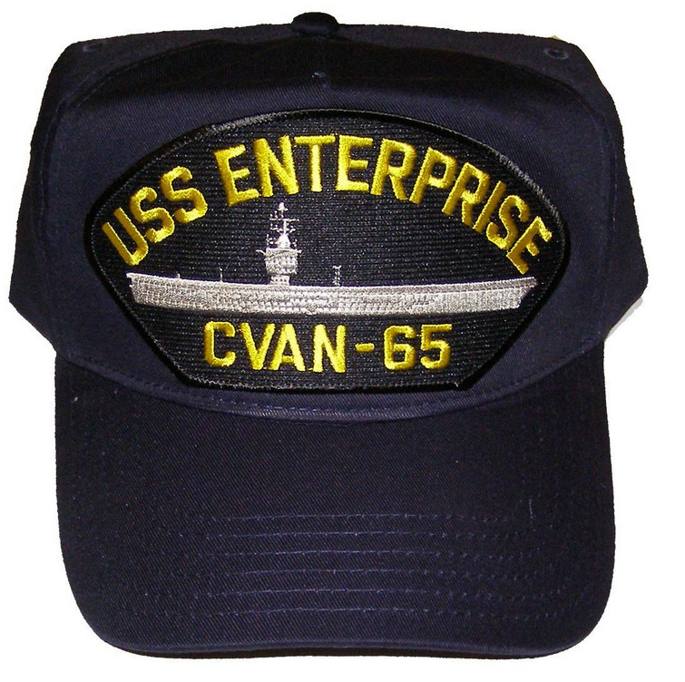 USS ENTERPRISE CVAN-65 HAT CAP USN NAVY SHIP BIG E AIRCRAFT CARRIER NUCLEAR