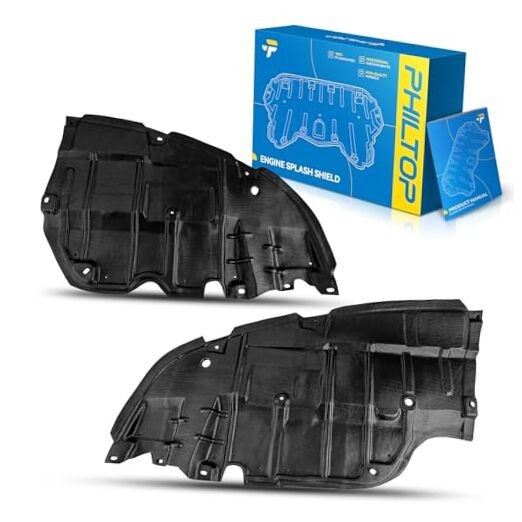 Front Lower Engine Splash Shield Under Cover Compatible LX1228105 LX1228106