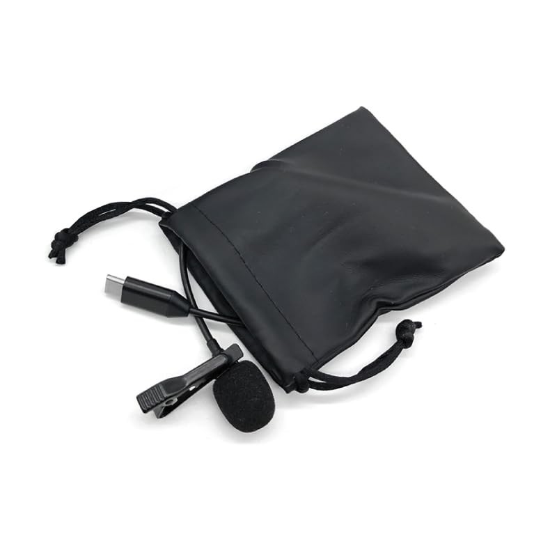 Hooshion Lavalier Microphone for Insta 360 Ace/Ace Pro, Type-C Interface Reco...
