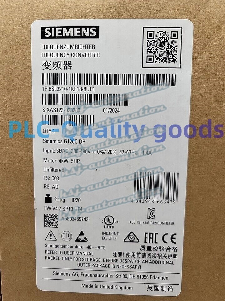 1PCS Brand New 6SL3210-1KE18-8UP1 Siemens 6SL3 210-1KE18-8UP1  Fast Shipping