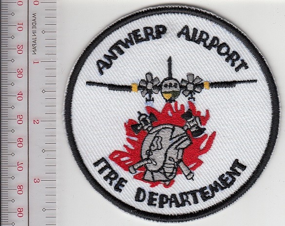 Belgium Firefighter Antwerp Airport Fire Department Belgique Aeroport  NO TARIFF