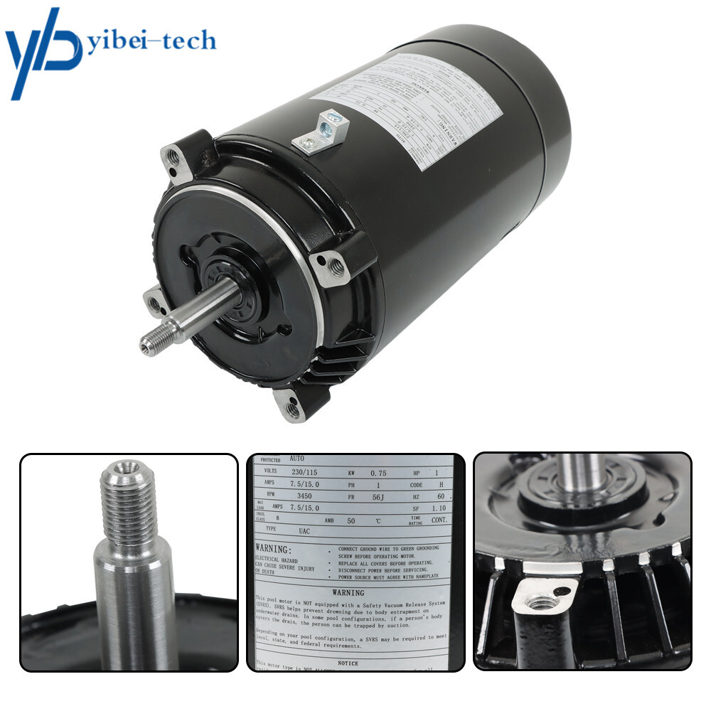 Pool Pump Motor & Seal Replacement Kit For Hayward UST1102 Max Flow,Super Pump