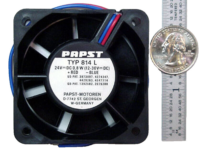 (1) NEW 60mm² FANs ● Ball Bearing Quiet ● Operates on 12 to 30 VDC *USA SELLER*
