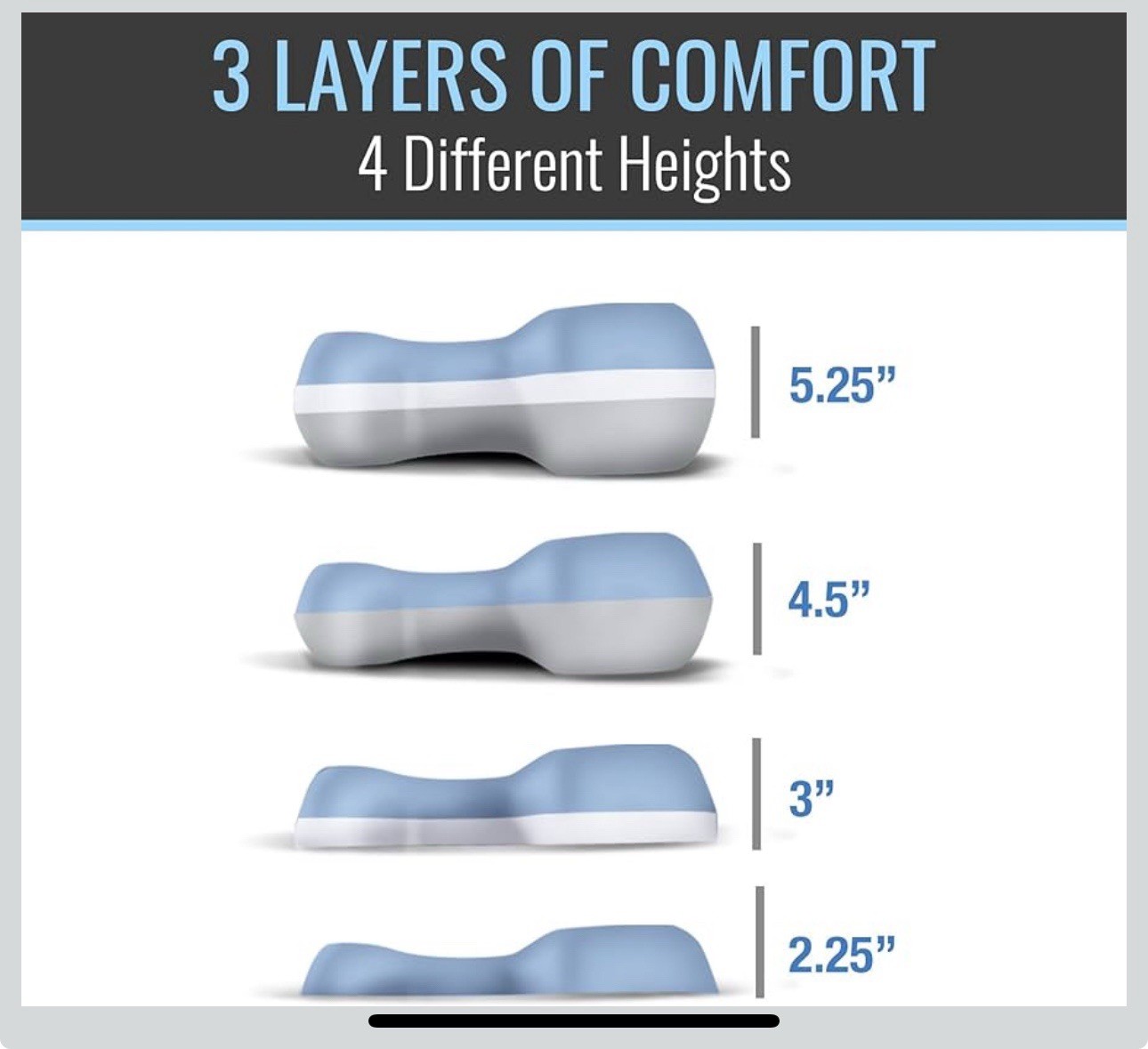 DMI CPAP Memory Foam Sleep Aid Pillow