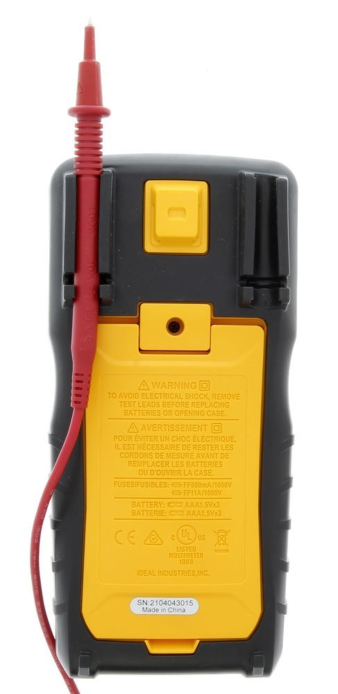 1000V True RMS Industrial Grade Auto Ranging Digital Multimeter Backlit Display