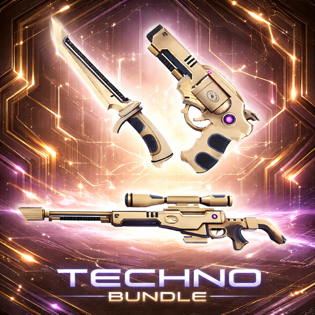 Techno bundle MVSD Murderers VS Sheriff Duels | gun + knife + sniper