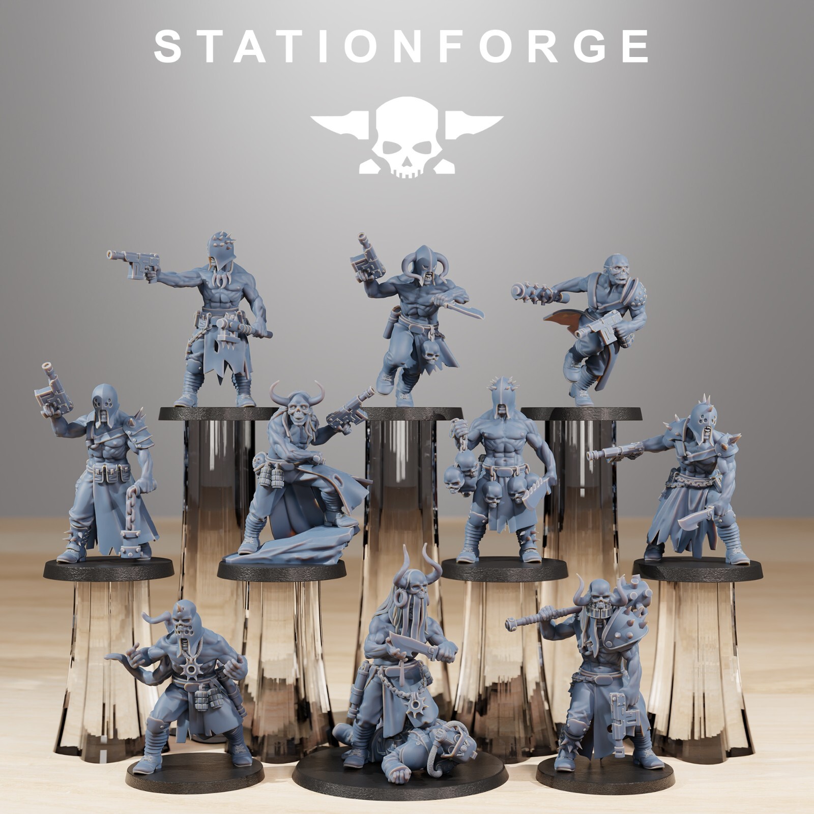 Traitor Kill Team x 10, Chaos Division, Corrupted Sectarians Cultist Squad 6