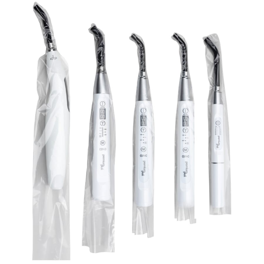 500/Box Dental Pen Type Curing Light Sleeves 11-15in Poly Disposable Isolation