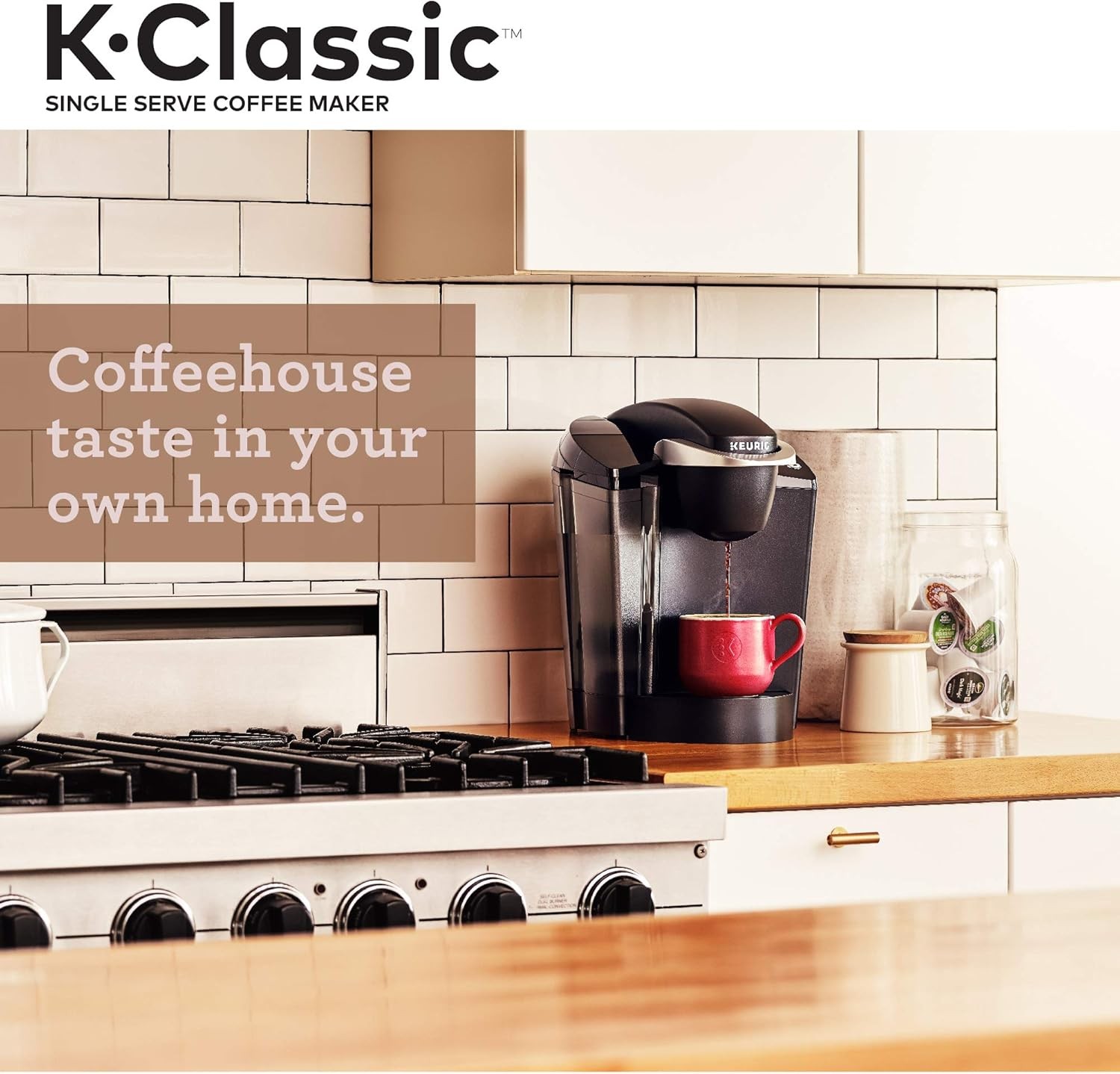 Keurig K50 K-Classic Single-Serve K-Cup Pod Coffee Maker - Black (Open Box)