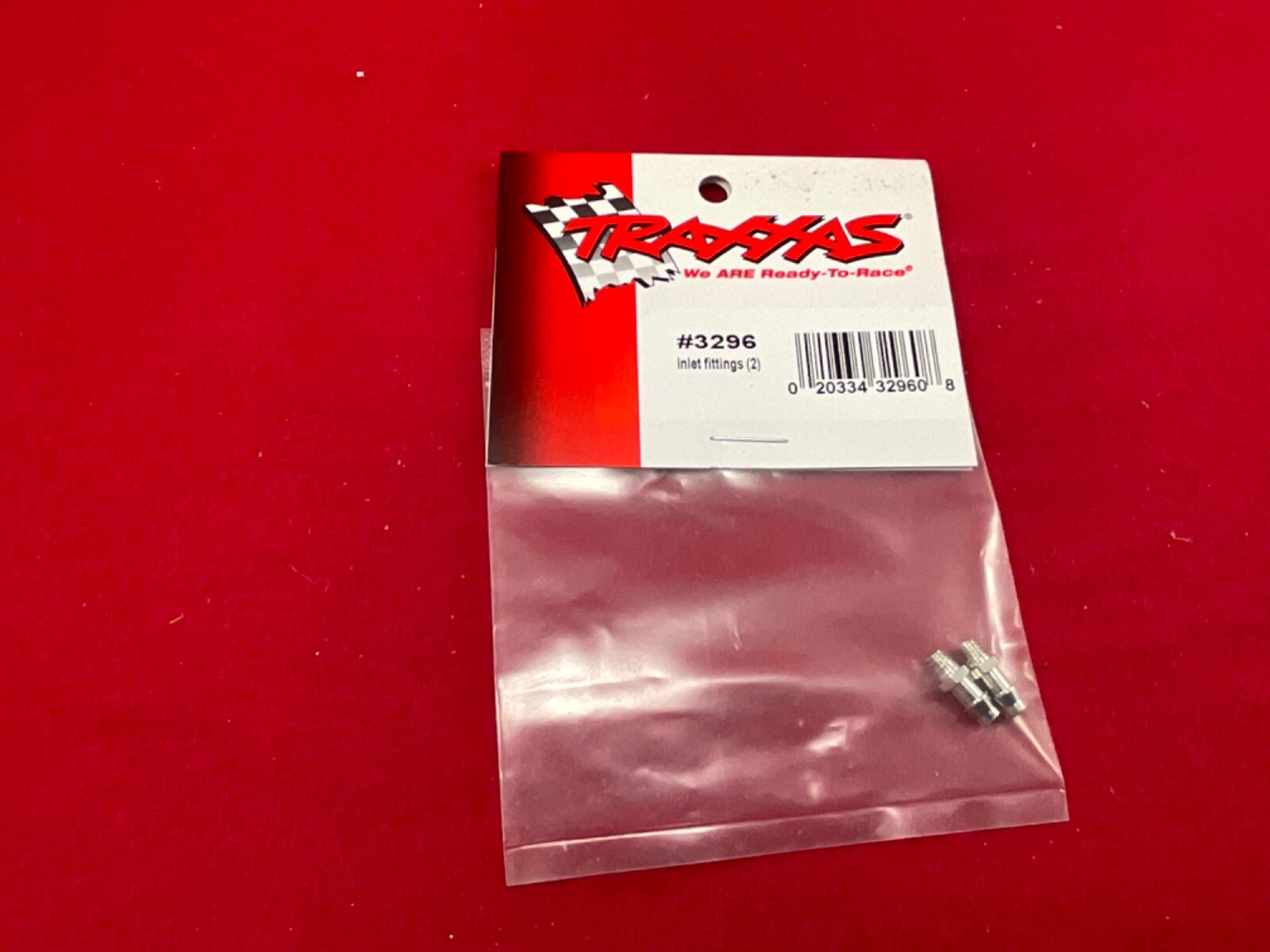 Traxxas 3296 Fittings Inlet T-Maxx 2.5 (2) trx 2.5r 3.3 pro .15 for fuel / water