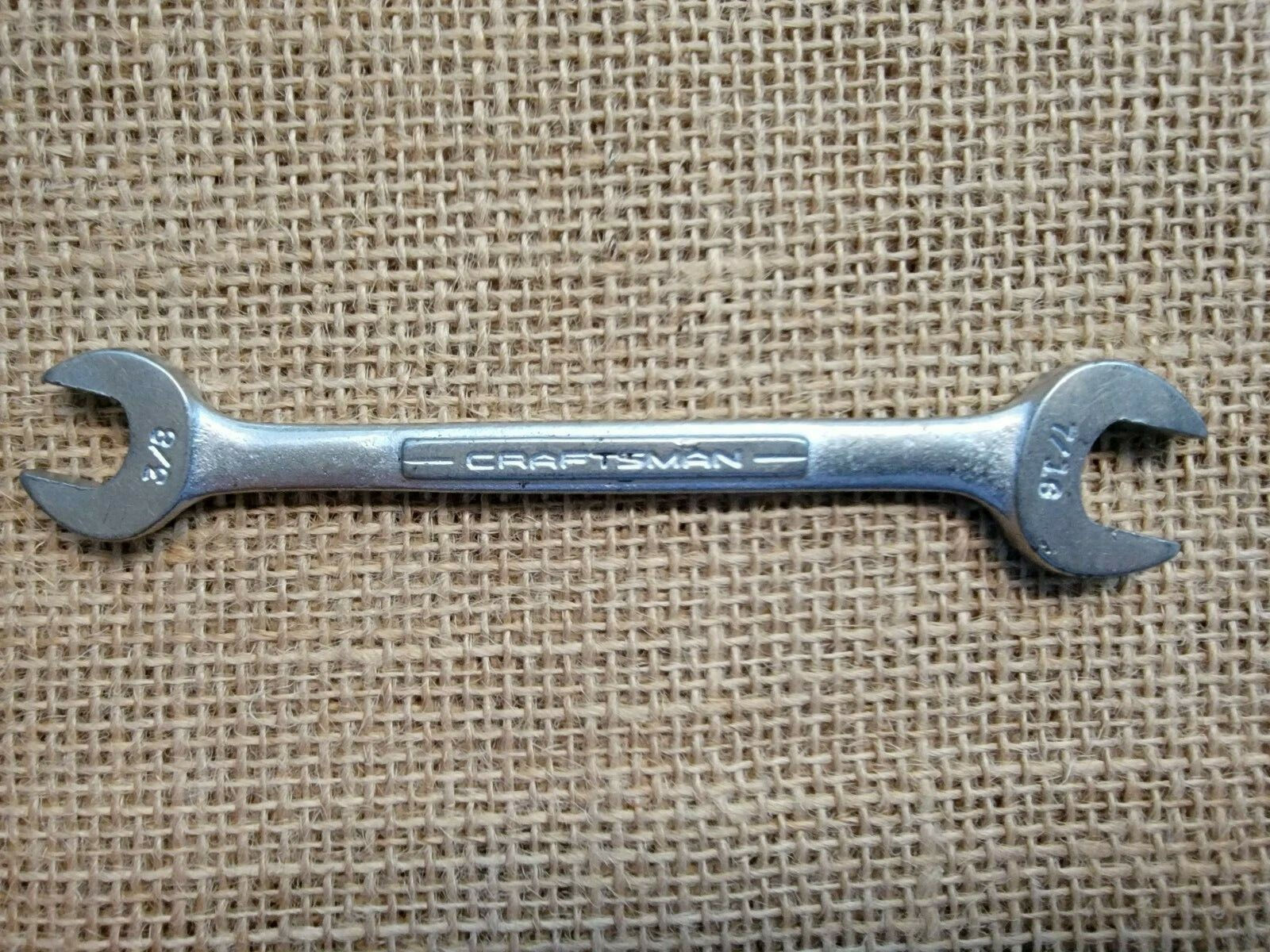 Craftsman Double Open End SAE Wrench V Series 3/8 & 7/16 Inches