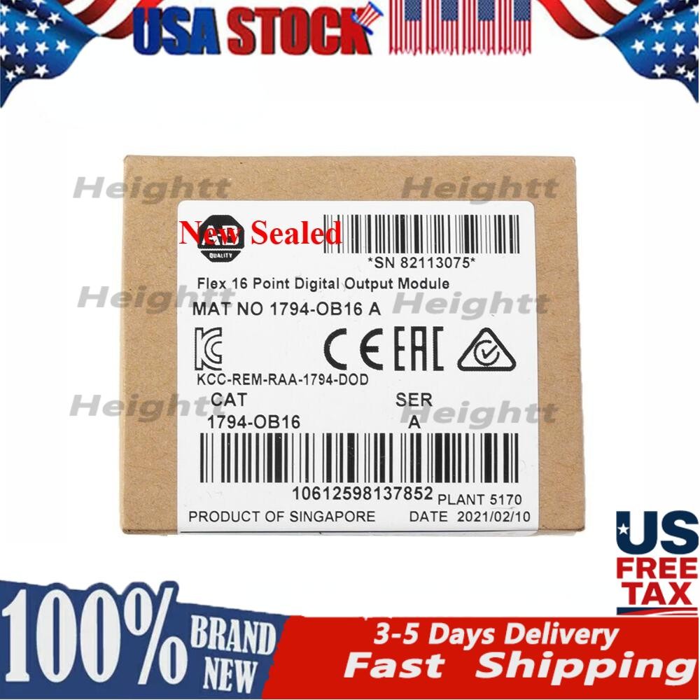 Sealed 1794-OB16 FLEX 16-Point Digital Output Module 1794OB16 NEW