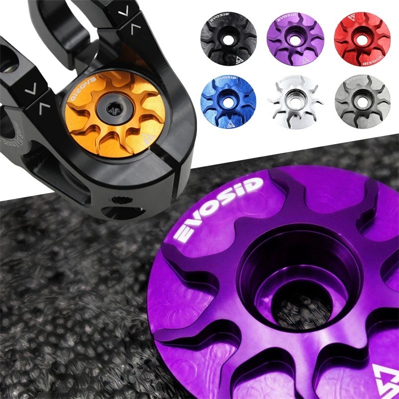 Bike Headset Cap Alloy MTB Road Fork Tube Cover Bolt Lightweight