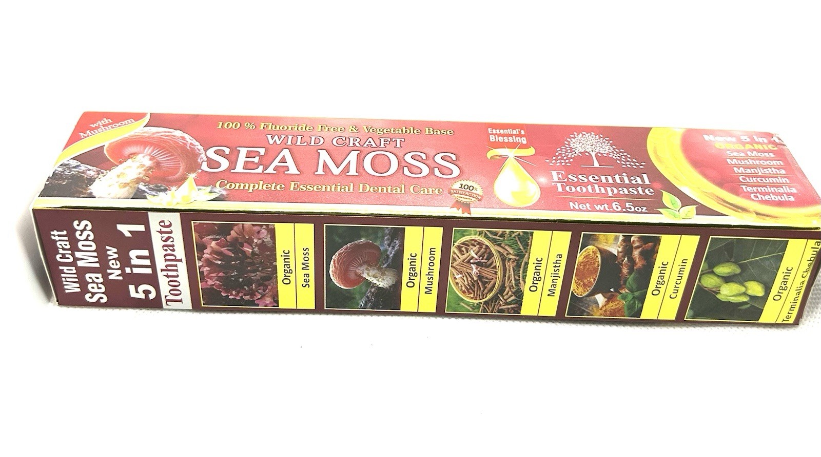 Essential Palace Seamoss toothpaste 6.5oz Tube