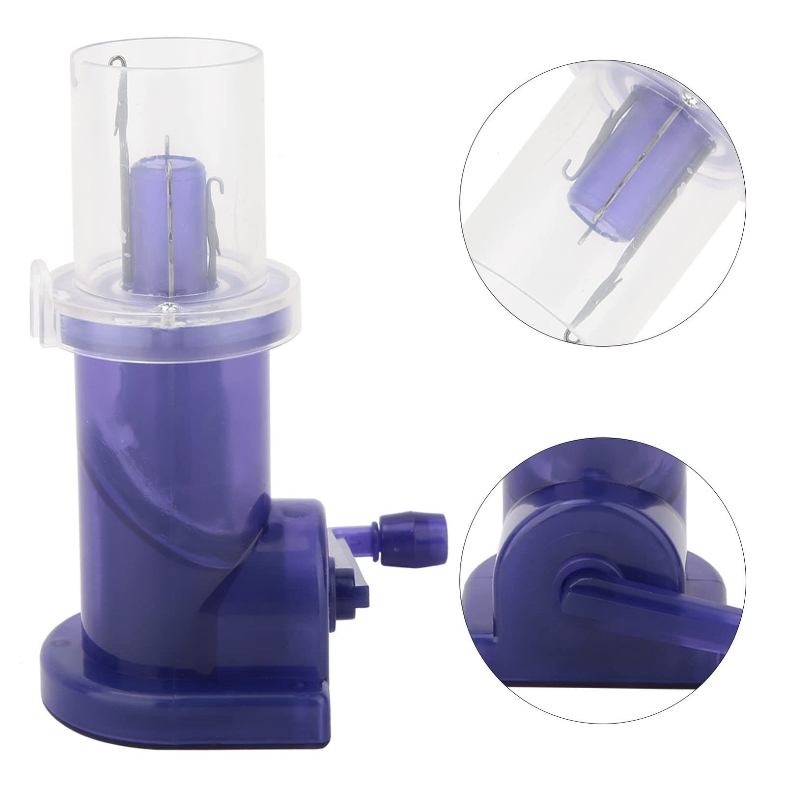 Knitting Mill Machine, Hand Held Cord Knitter Machine Easy Default, Clear