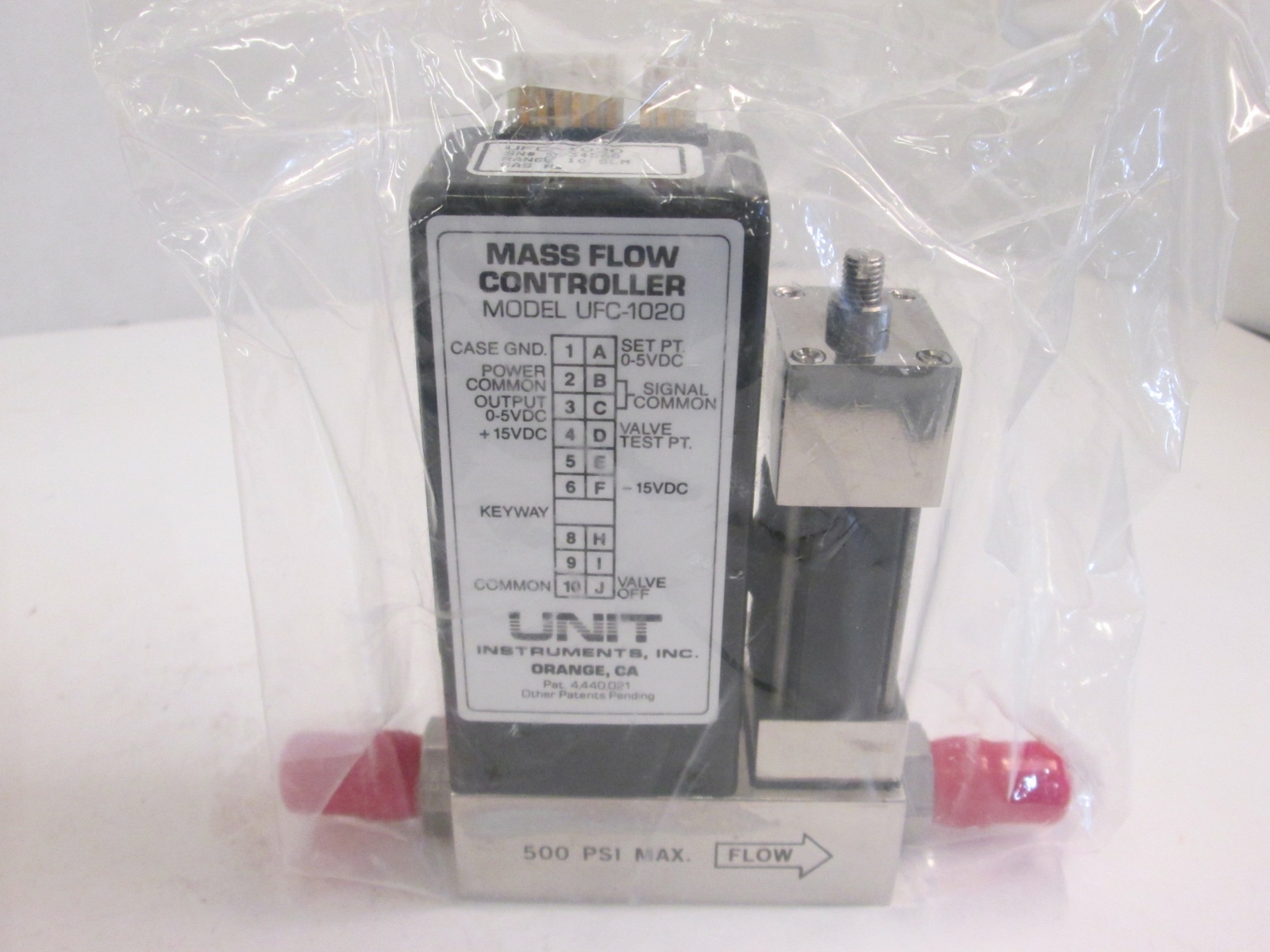Unit UFC-1020 Mass Flow Controller MFC, H2, 10 SLM, New