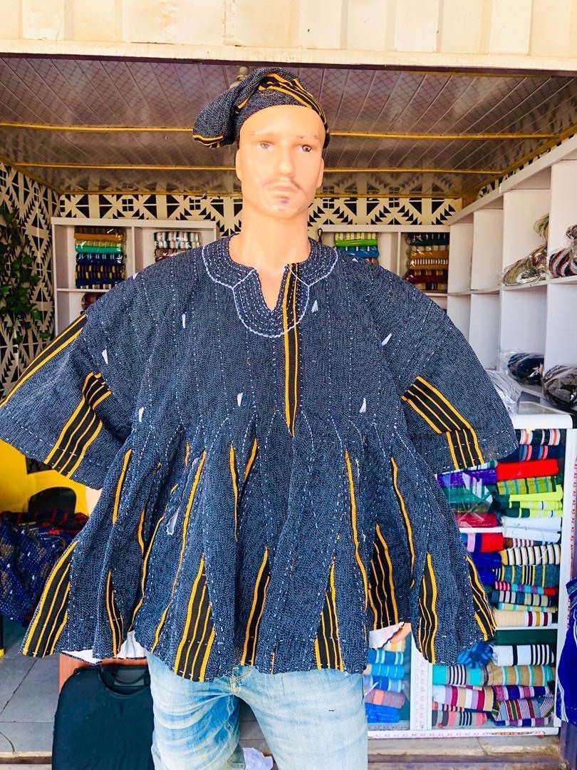 MadeInGhana Handmade Smock, Male , Female & Kids Traditional Clothing