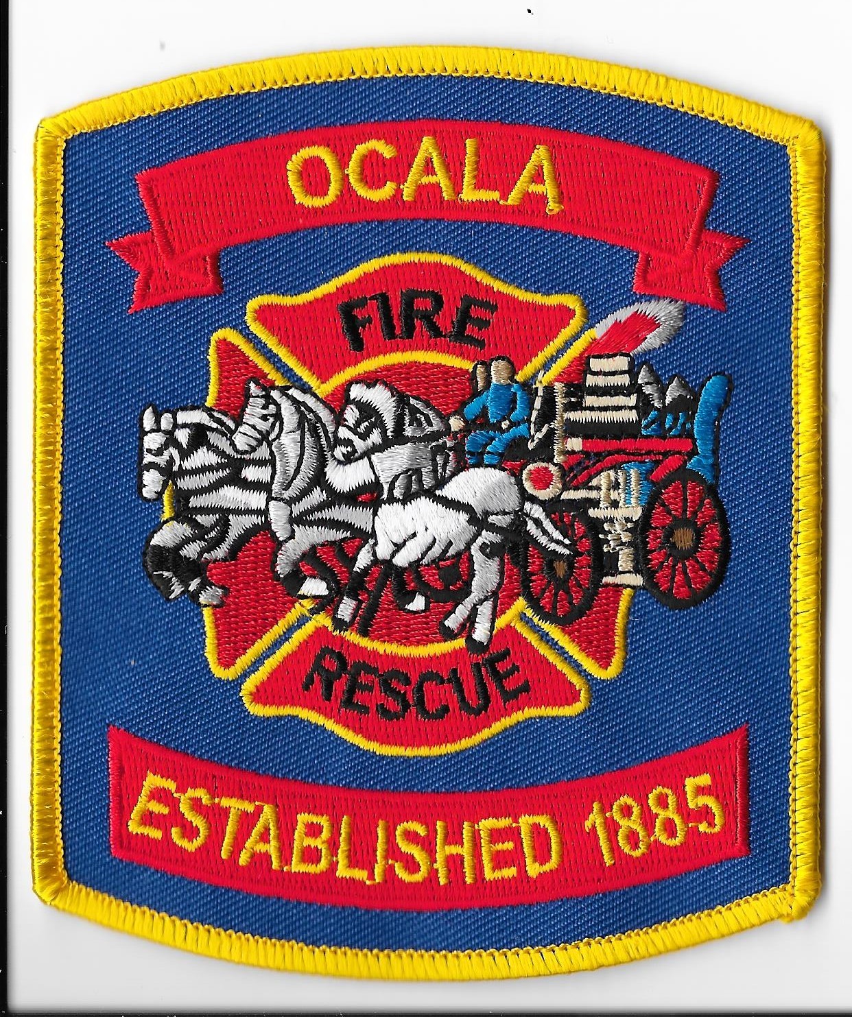 Ocala Fire Rescue, Florida Shoulder Patch V1