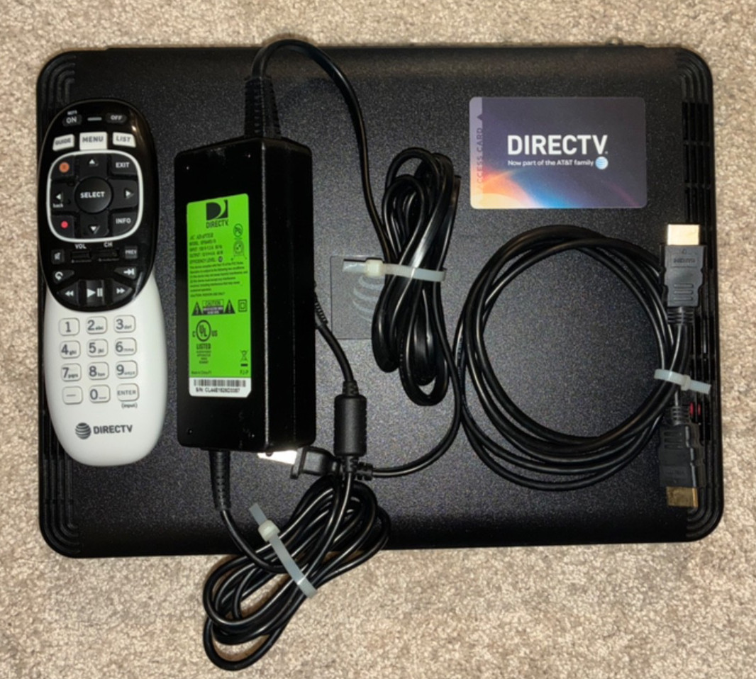 Direct TV HR54-700 Genie HD DVR Receiver w/Power Cord/Remote/HDMI Cable/Card