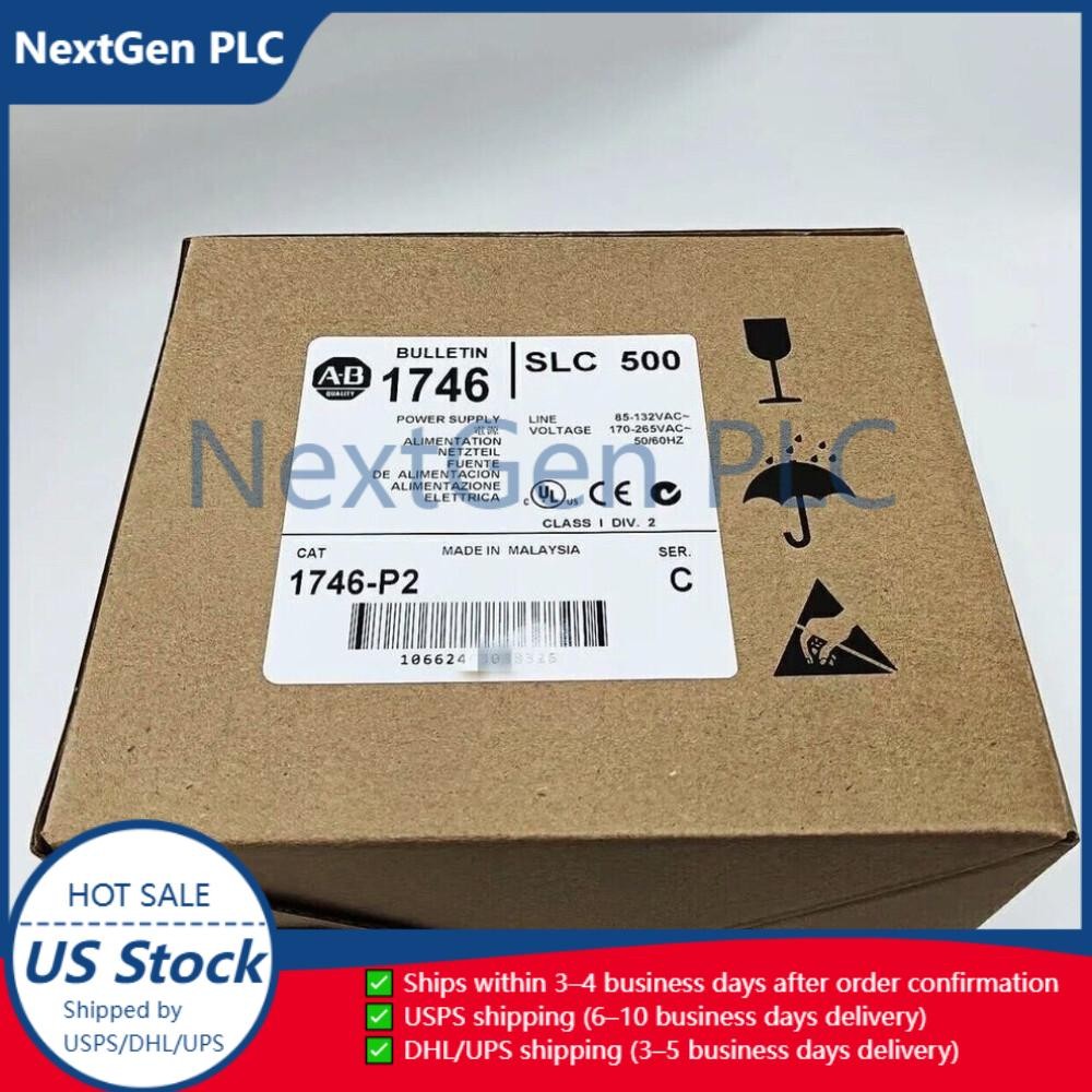 New Factory Sealed AB 1746-P2 Chassis Power Supply PLC 1746-P2 STOCK US Free Tax