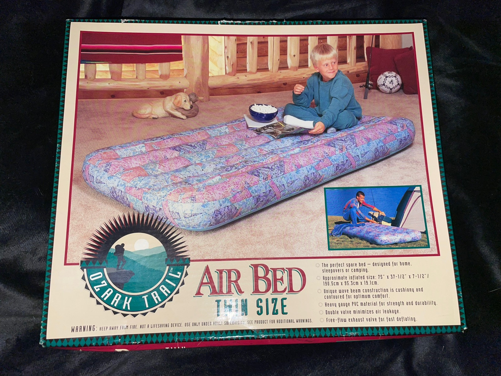 Vintage Ozark Trail Air Bed Twin Size