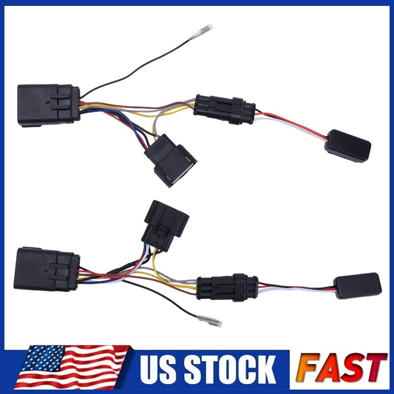 NEW FOR 2019-2024 RAM 2500 3500 CONVERTER HARNESS KIT LED PROJECTOR HEADLIGHTS