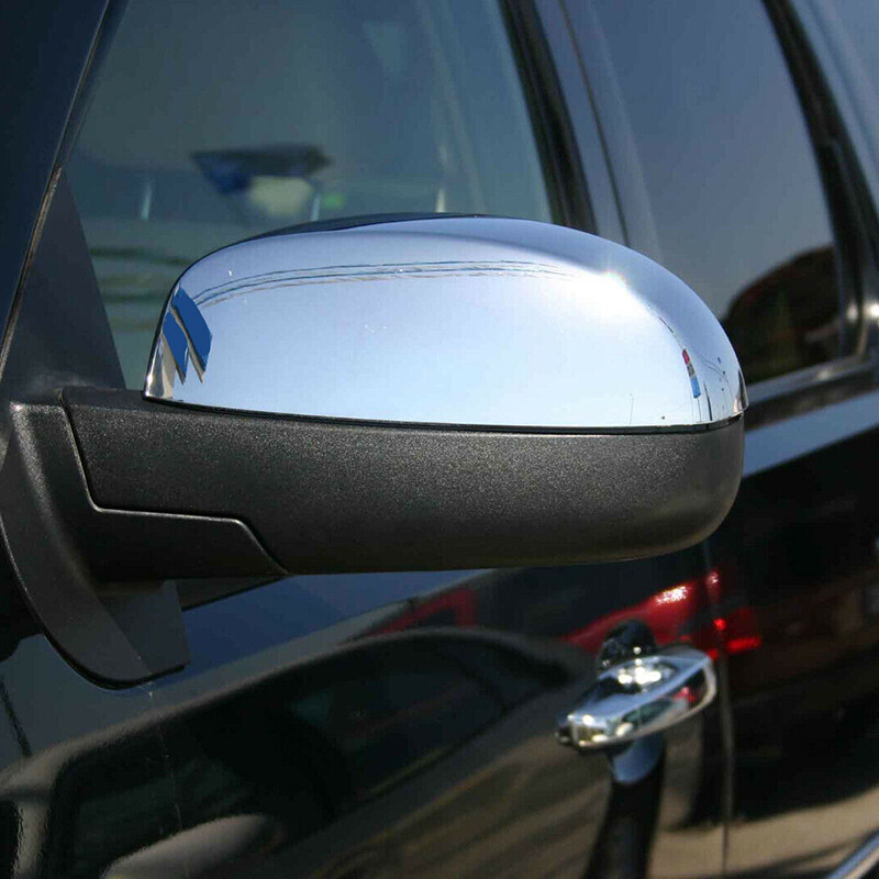 Fits 07-13 Chevy Silverado / GMC Sierra CHROME Mirror Covers Caps Replacement