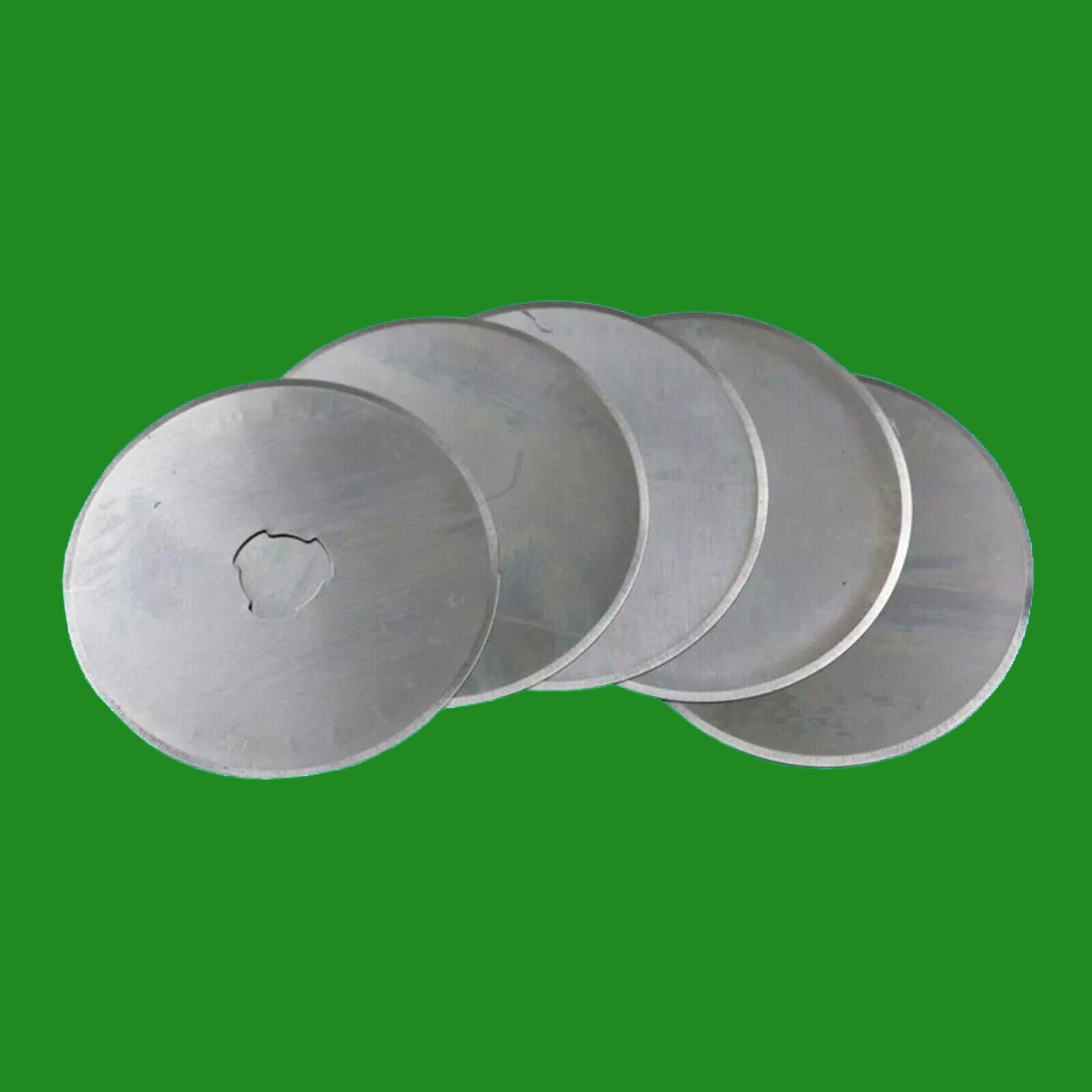 5pc Circular 45mm Rotary Cutter Steel, Round Double Edged, with Storage Case