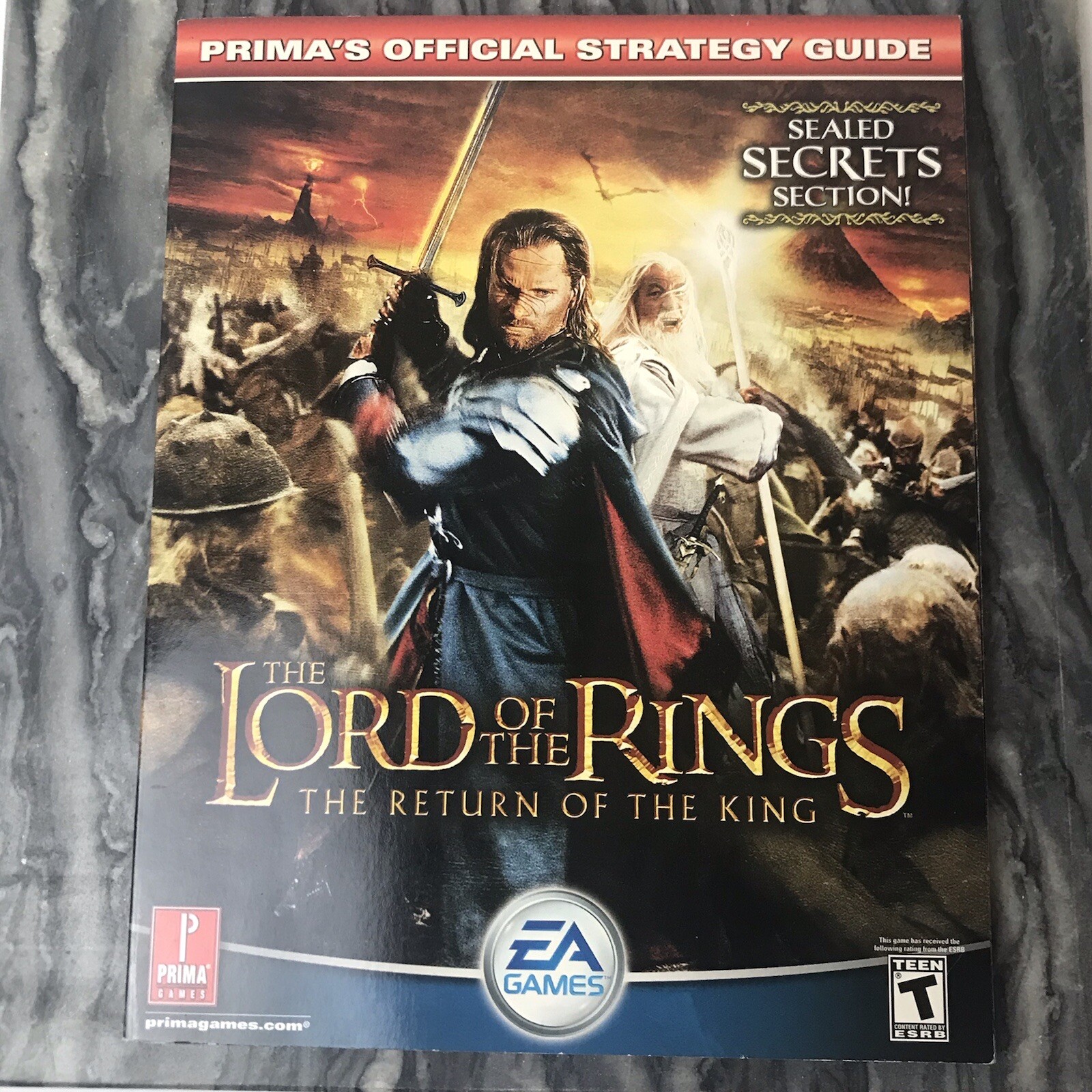 Lord Of The Rings Return Of The King 2003 Prima EA Games W/ Sealed Section