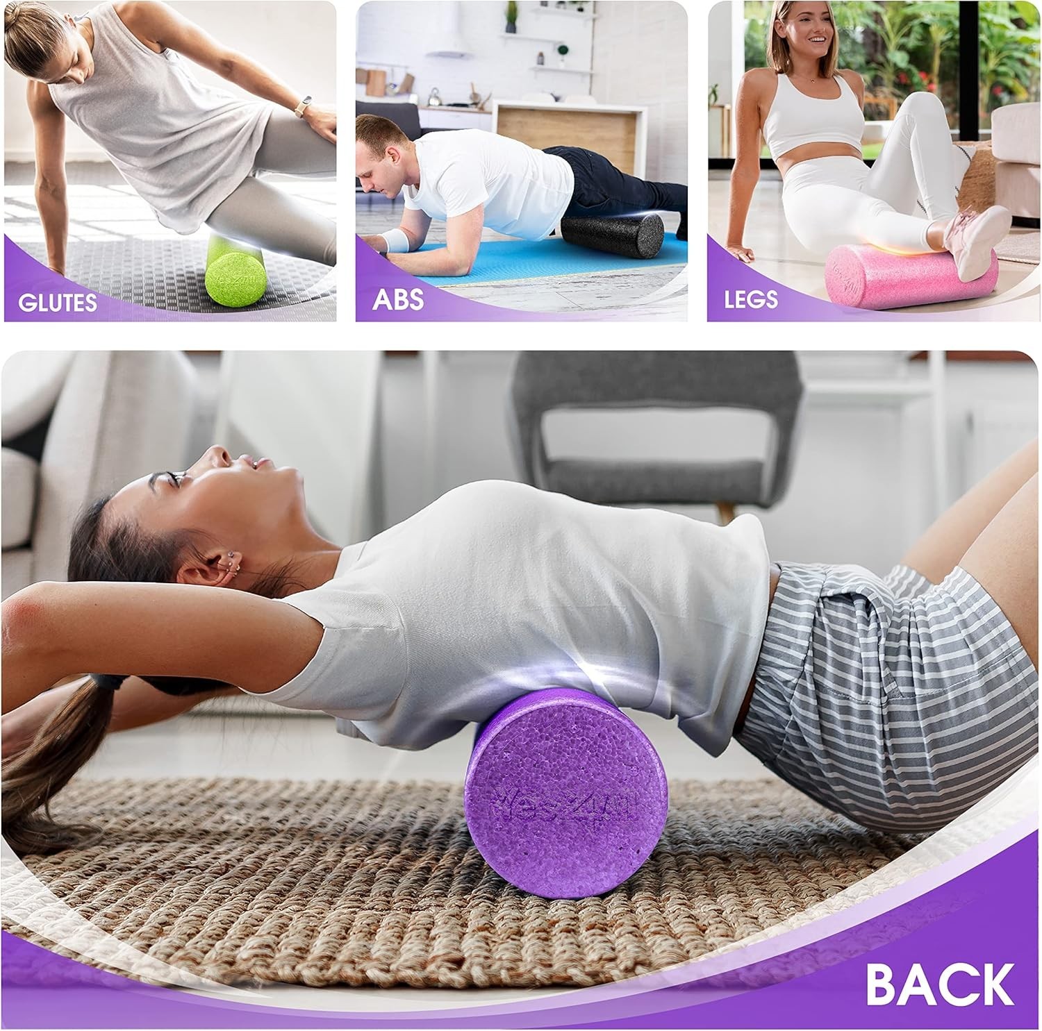 Versatile 12-Inch EPP Foam Roller for Enhanced Mobility & Flexibility Training