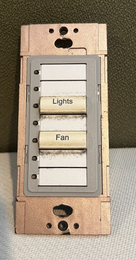 Lutron HomeWorks ST-NB-NONE Wired Keypad - 2 Button Config