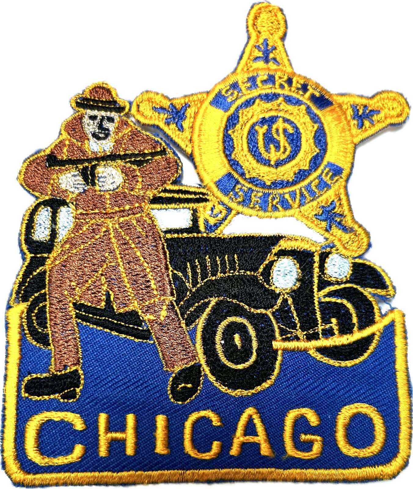 ILLINOIS IL CHICAGO SECRET SERVICE OFFICE POLICE DEPT PATCH CAPONE #KP