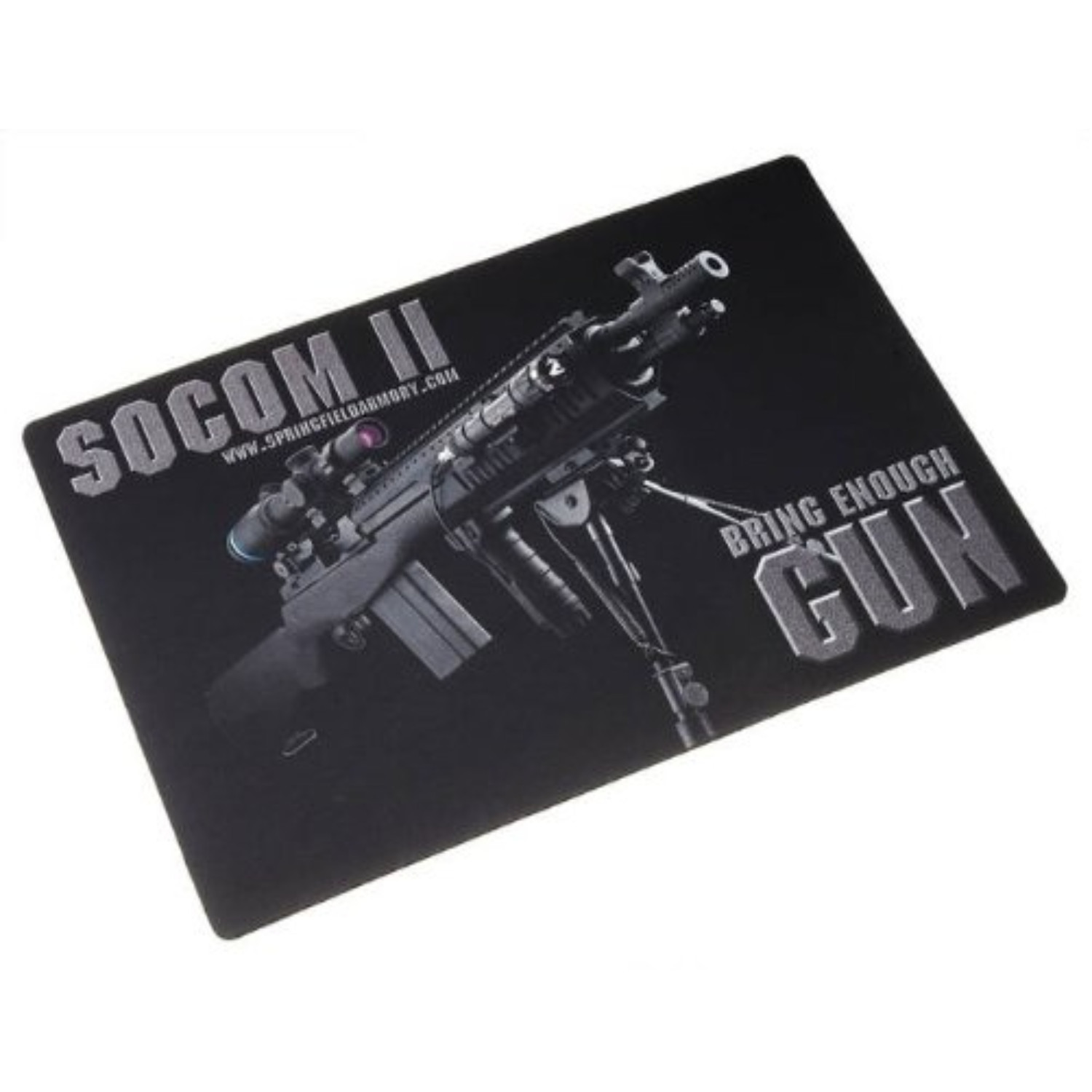 Springfield Armory SOCOM II 2 "Bring Enough Gun" Rubber Neoprene Cleaning Mat