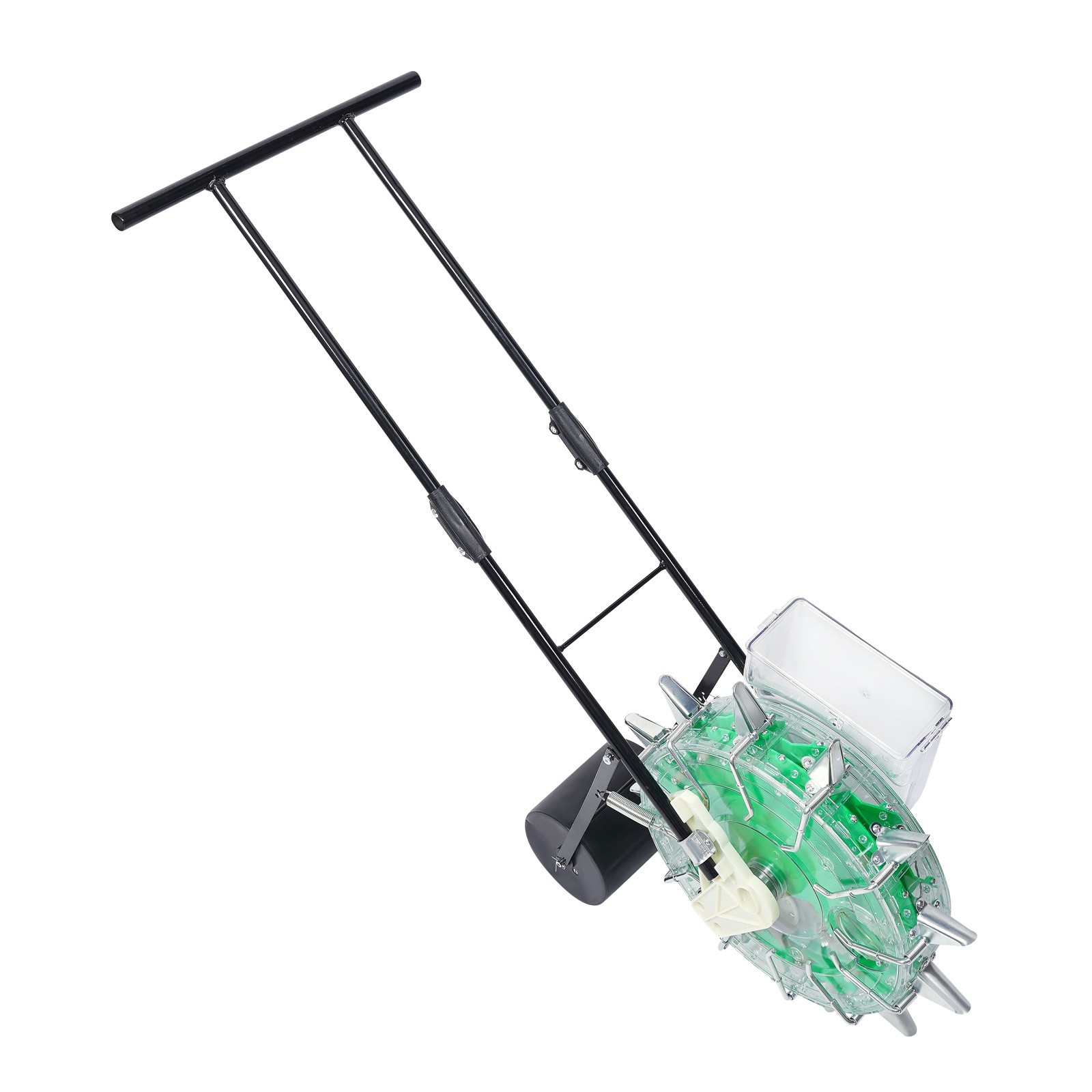 Spreader-Walking Garden Seeder Precision Row Seed Planter Lawn Applicator Tool
