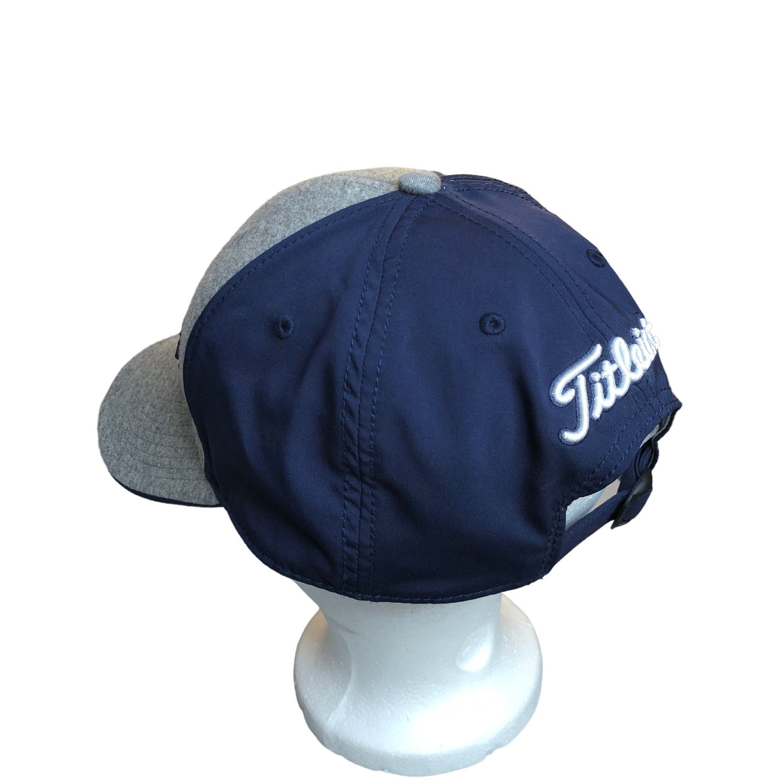 Titleist Adjustable Golf Hat Navy & Gray Cotton/Polyester Blend