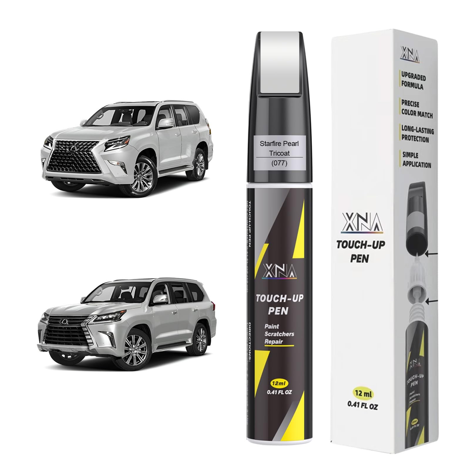 Lexus Starfire Pearl 077 Car Touch Up Paint Pen Automotive Scratch Repair Kit