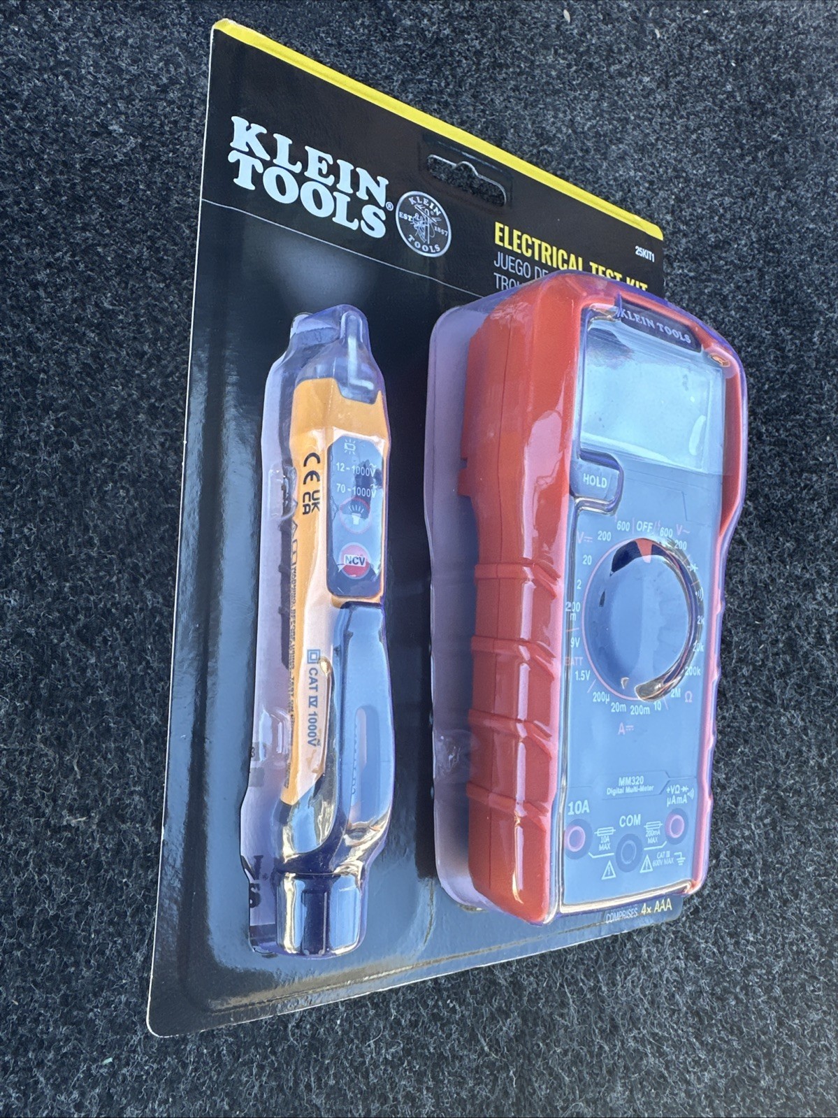 Klein Tools Electrical Test Kit # 25kit1 - Digital Multi-meter-voltage Tester