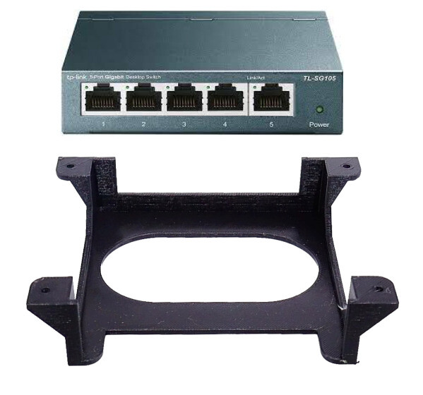 Wall Mount for TP-Link TP-SG105, SG-105S Network Switch