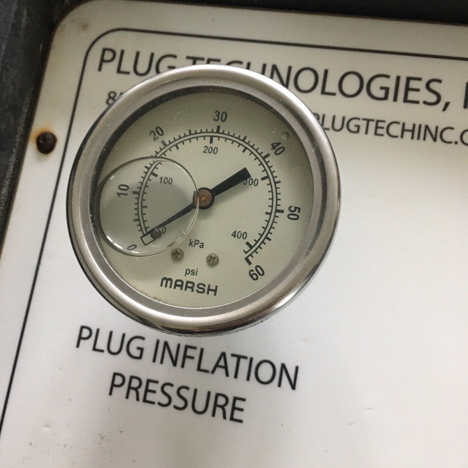 Plug Technologies Max-flow Air Test Panel - Untested - Sold as Is