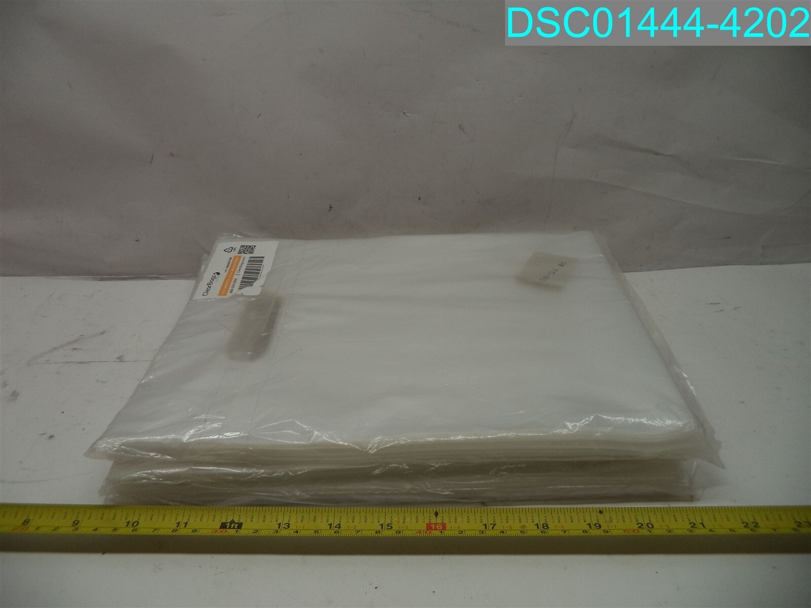 QTY=300: H912CL1 ClearBags LDPE Solid Handle Bag Clear Size 9" x 12" 2.25 MIL PE