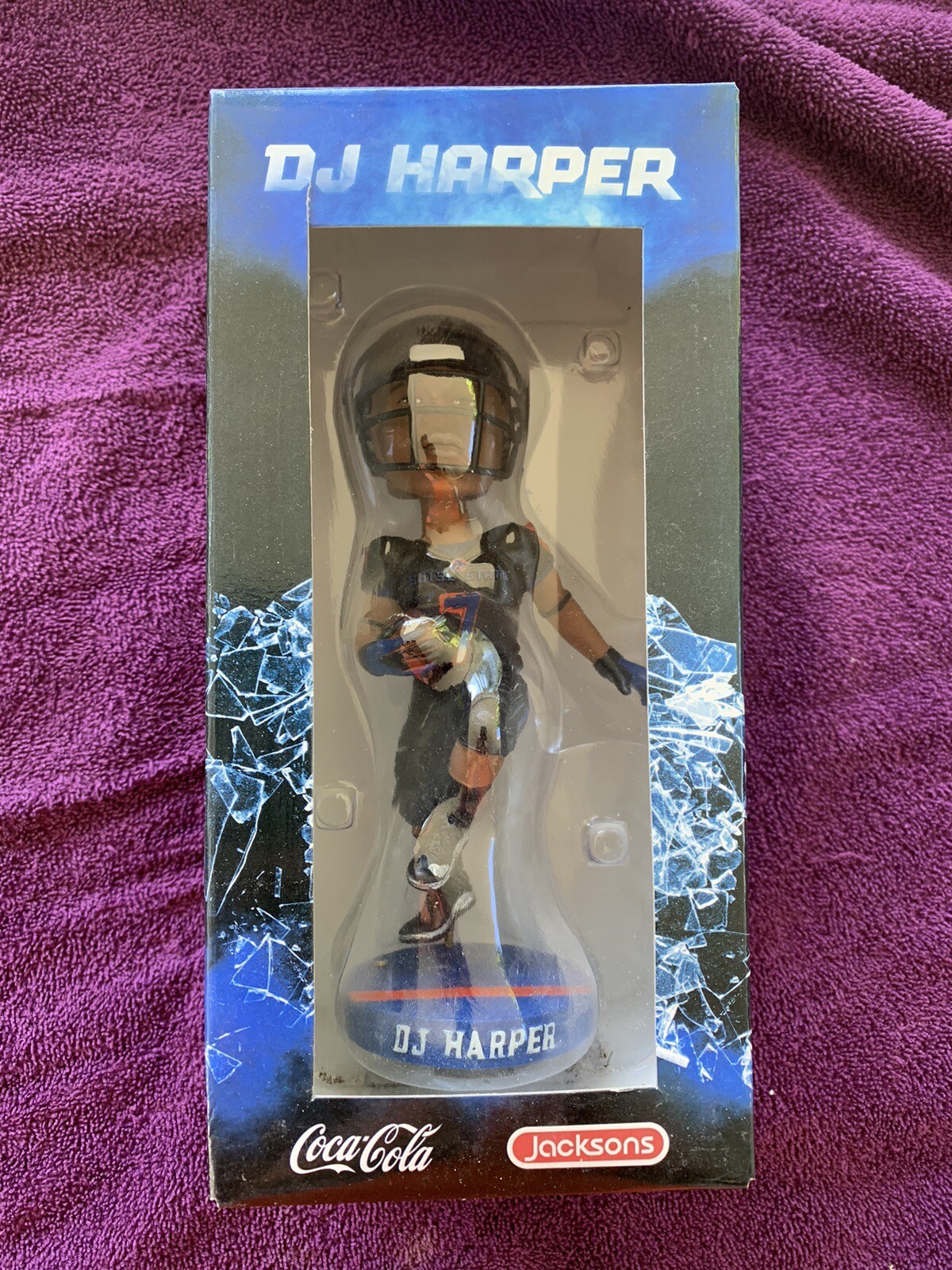 Boise State Broncos BSU Football DJ Harper Bobblehead