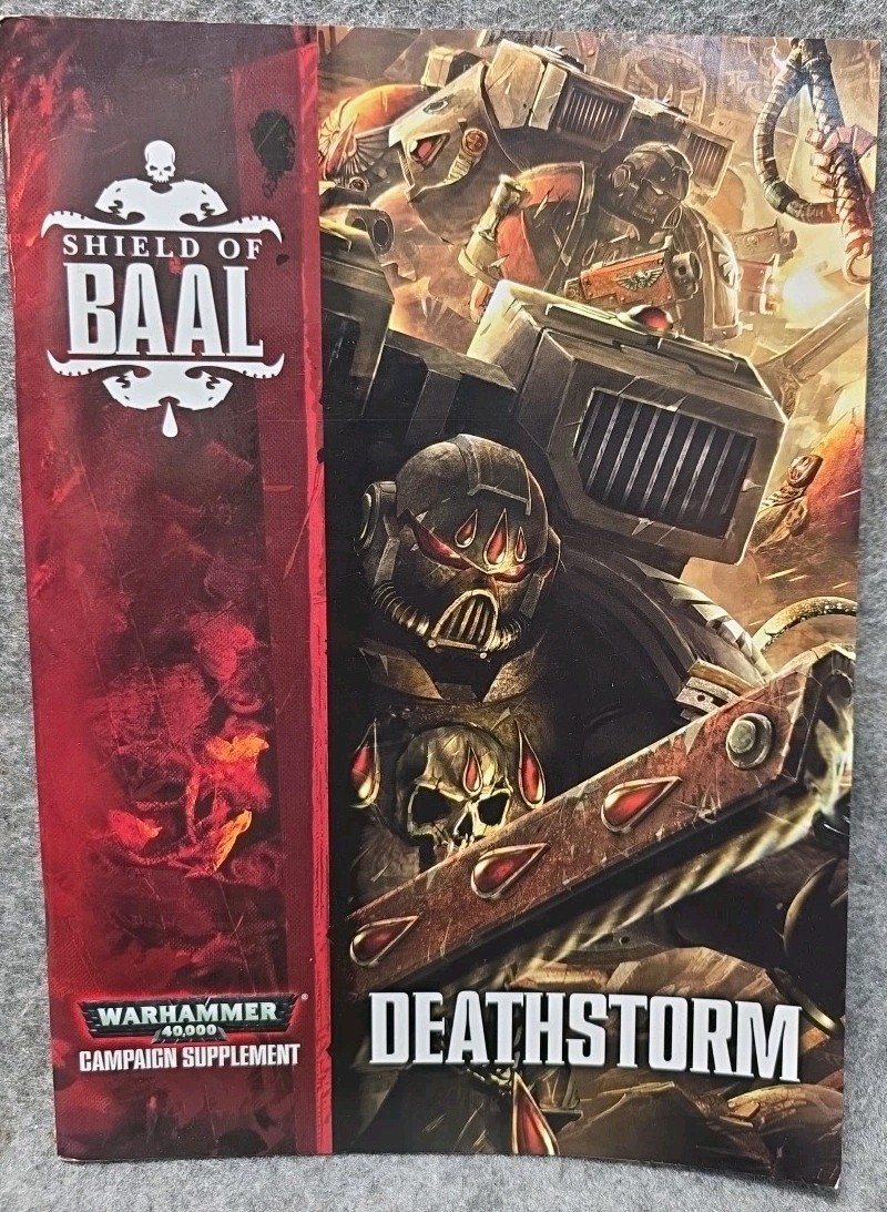 GW Warhammer 40K Shield of Baal - Deathstorm (Campaign Supplement) VG+