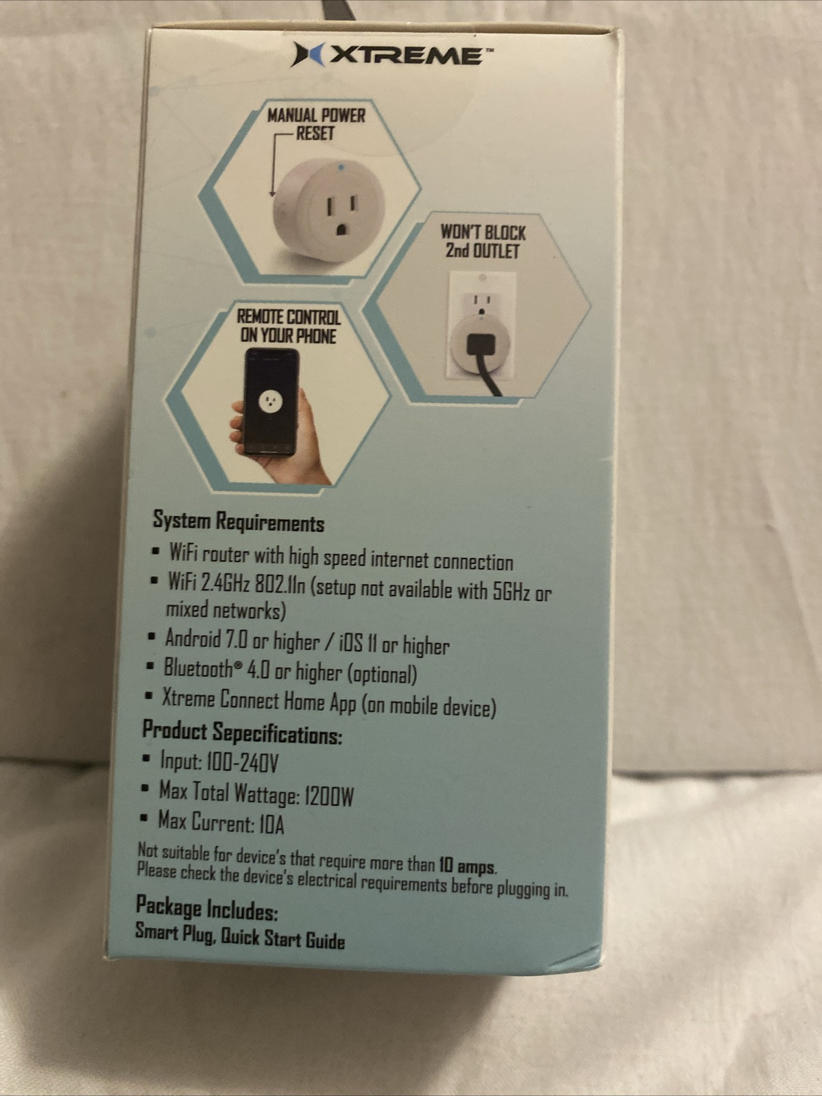 Xtreme Smart Wi-Fi Plug ( 10 Amp ) Smart Outlet Remote Control. New Box 2