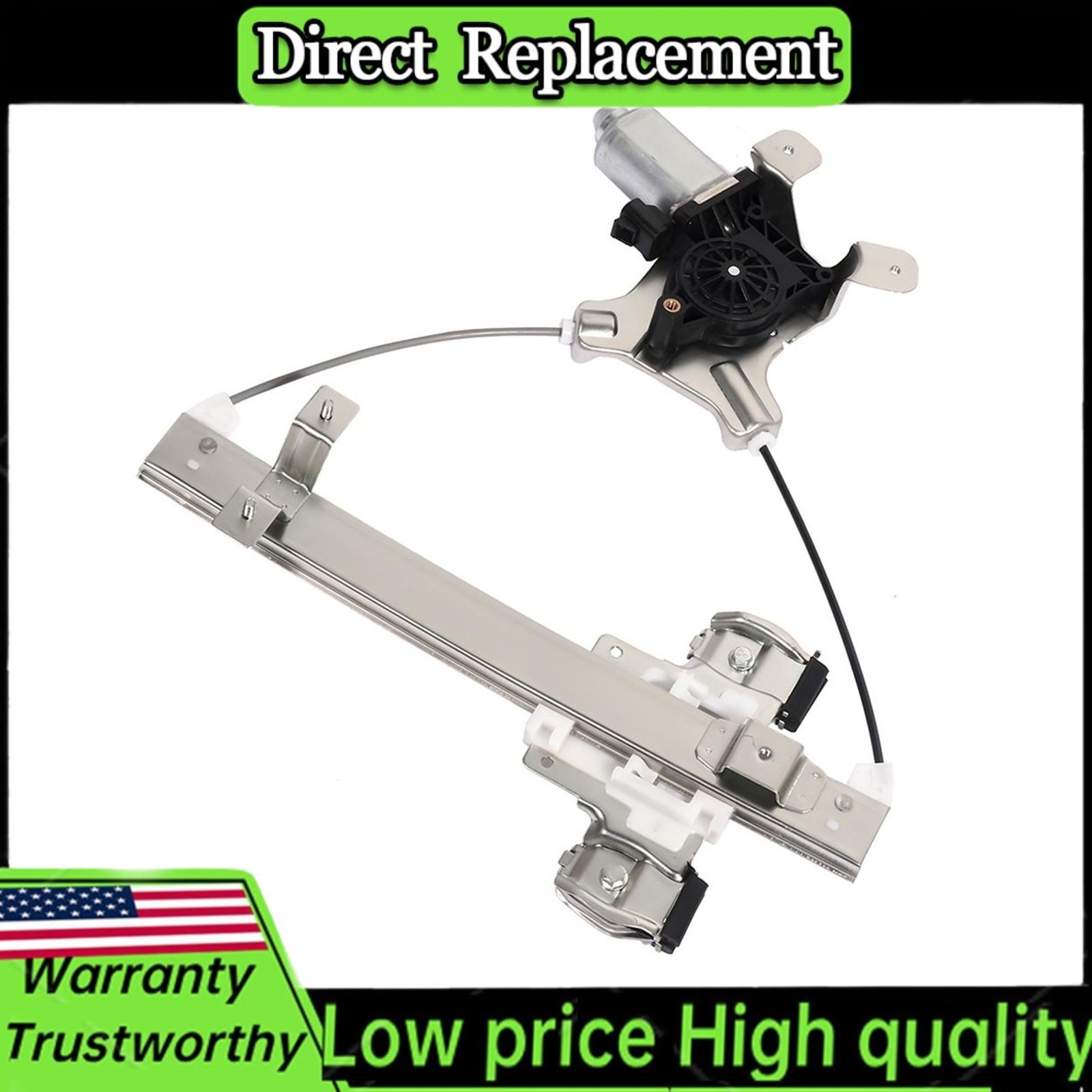 Rear Right Side Power Window Regulator w/ Motor for 07-14 Chevy Tahoe GMC Yukon