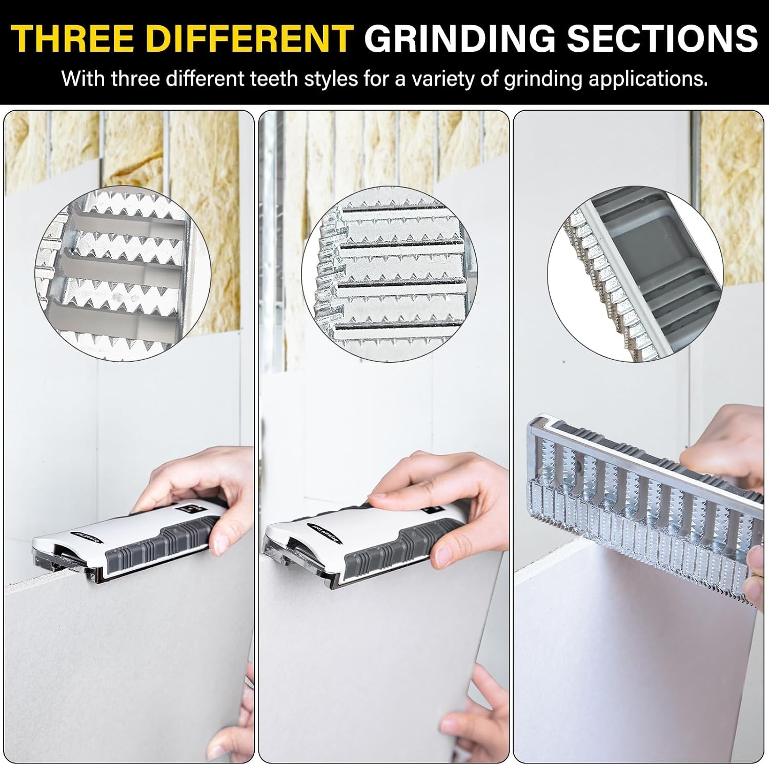 Compact Drywall Rasp Tool with Bi-Directional Teeth - Perfect for Home Projects