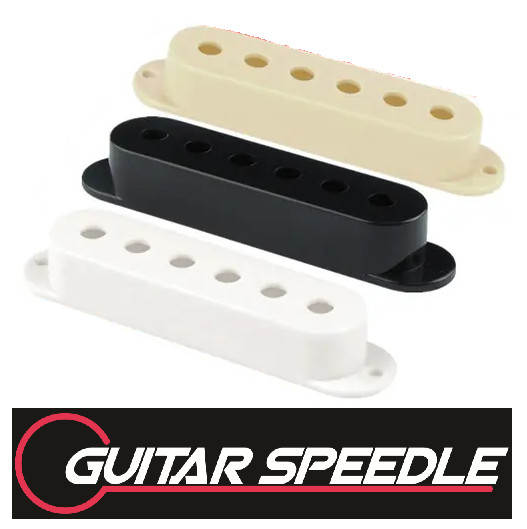 Guitar PICKUP covers 48mm 50mm 52mm  CHOOSE QTY/COLOR Black White Vintage