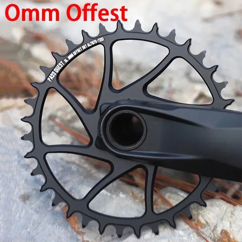 0mm Offset Direct Mount Crown Wide Narrow Chainring Crankset 30T-48T Chainwheel