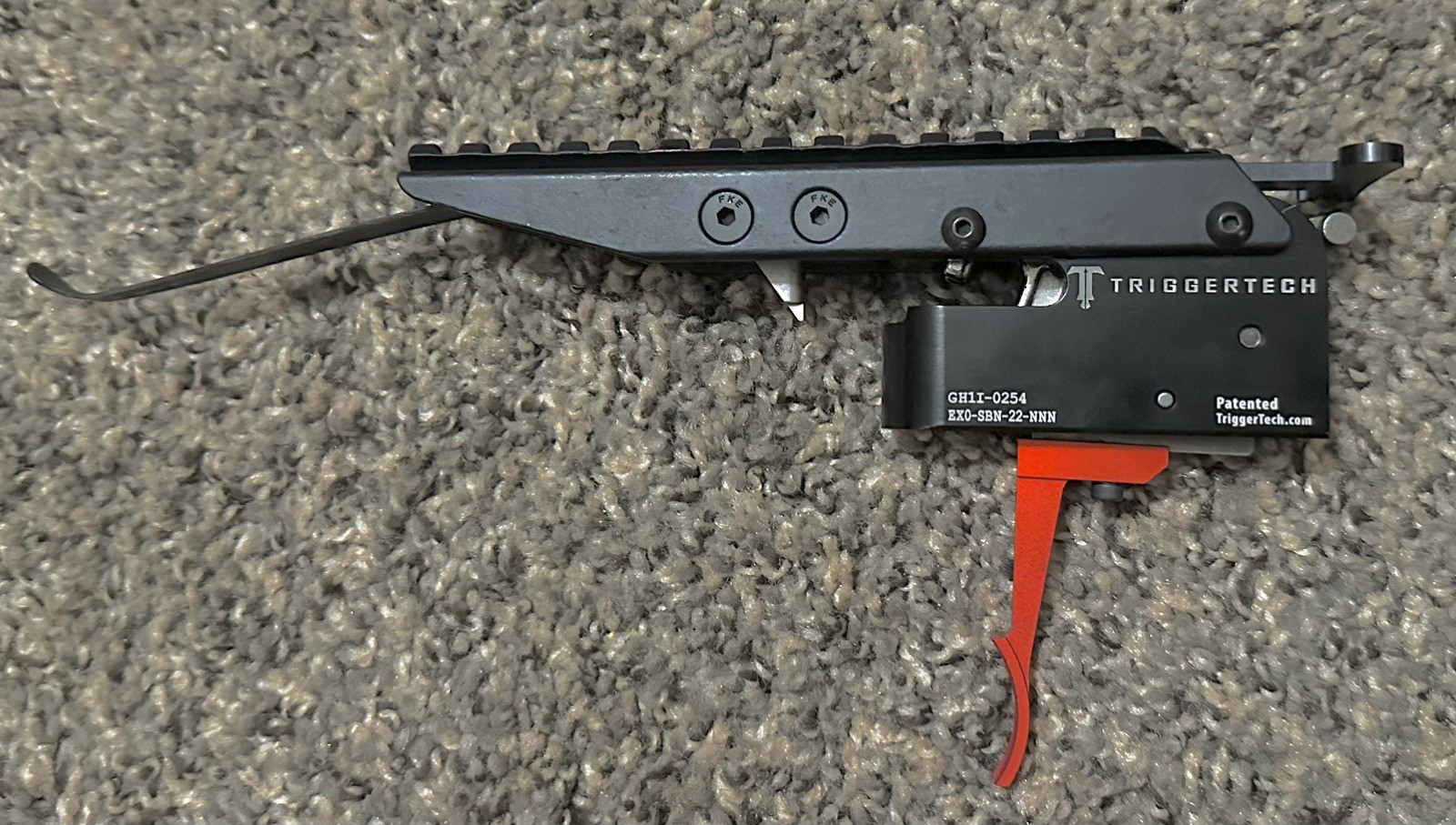 Complete Excalibur Triggertech Trigger Assembly-TT Lever-Guardian DFP-Ret Spring